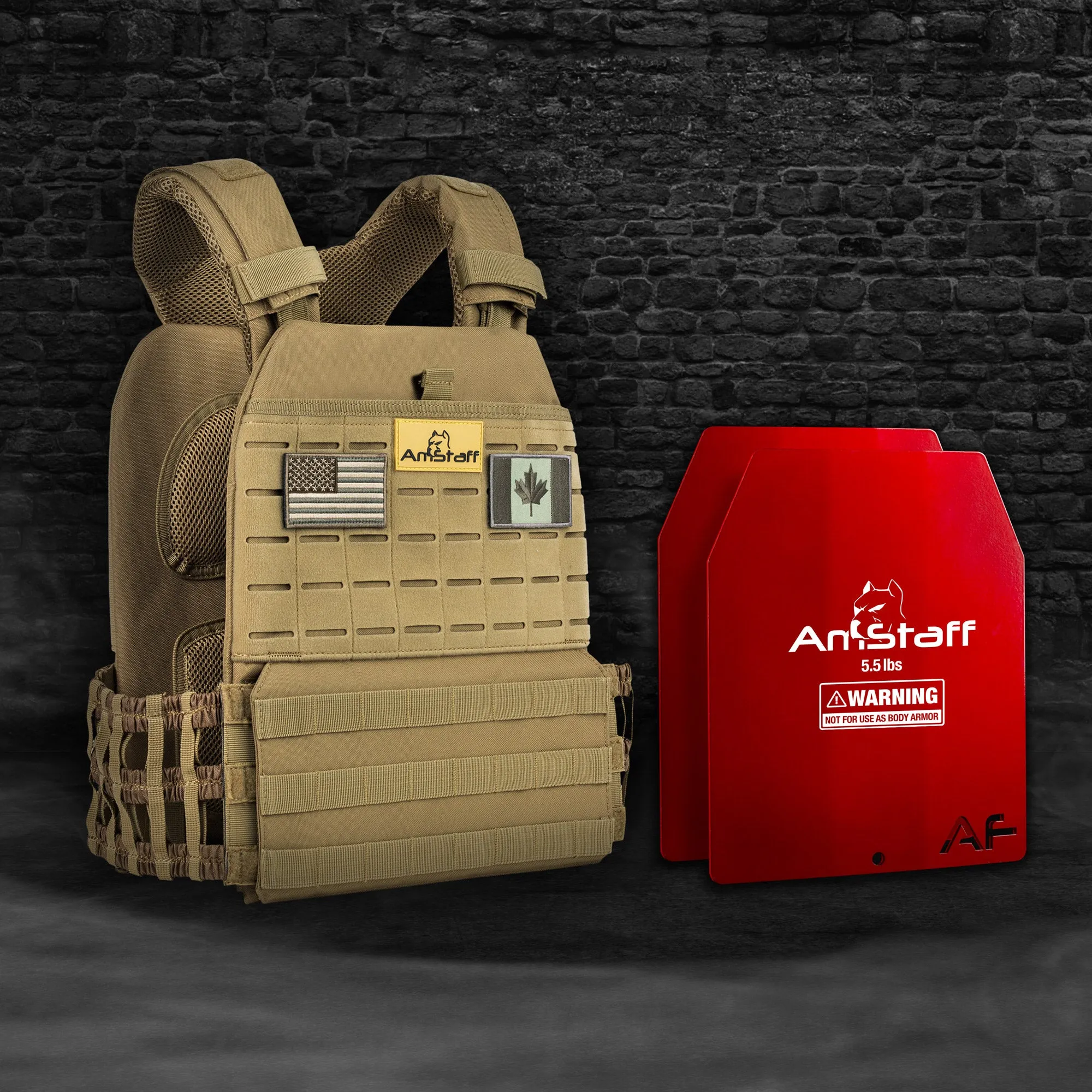 AmStaff Fitness Tactical Weighted Vest