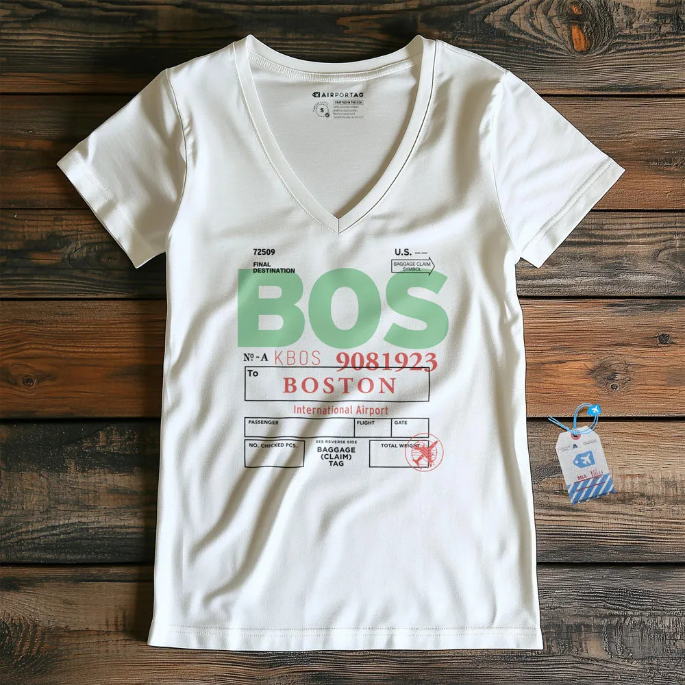 BOS - Women's V-Neck T-Shirt