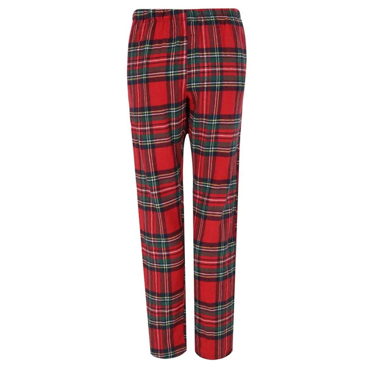 Bottoms Out Women's Plaid Flannel Open Bottom Pants