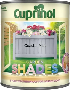 Cuprinol Garden Shades Exterior Woodcare - Coastal Mist, 1L