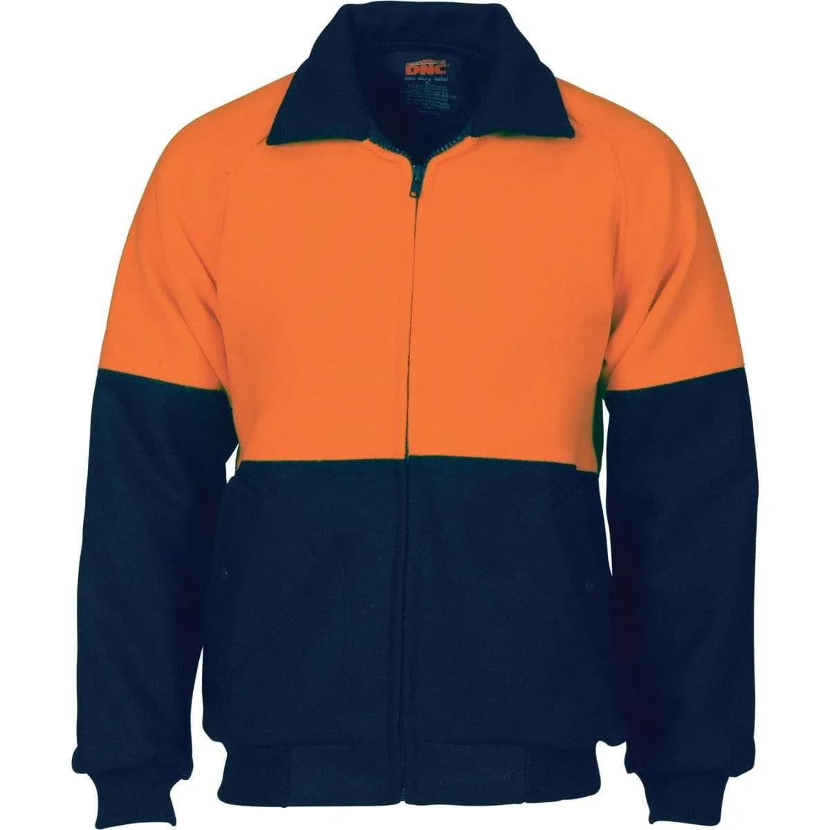 Dnc Workwear Hi-vis Two-tone Bluey Bomber Jacket - 3869