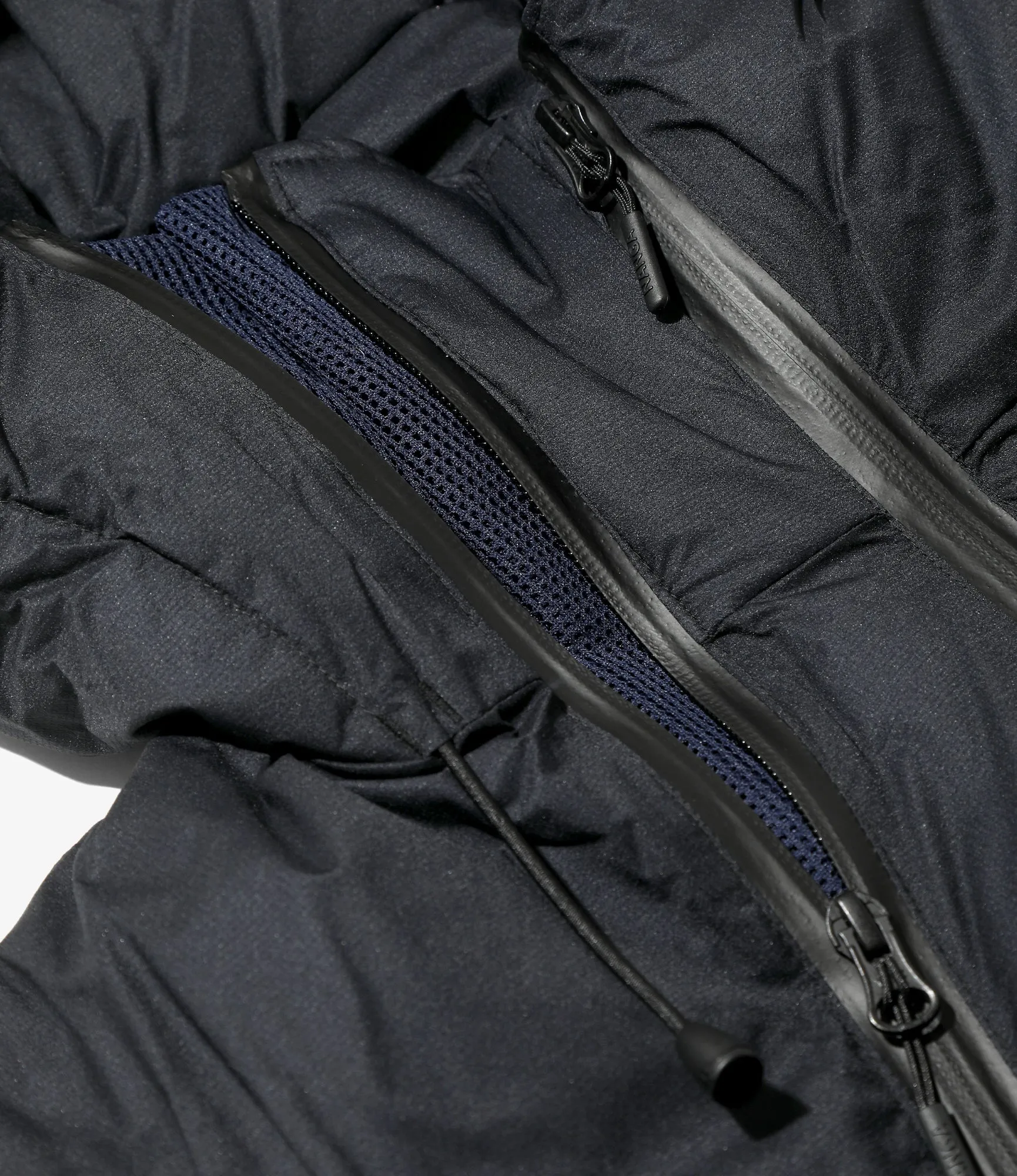 Down Zip Vest – Dark Navy Ripstop Nylon