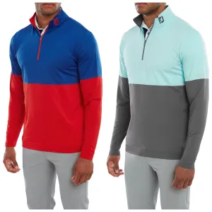 FootJoy Mens Colour Block Chill-Out Half Zip