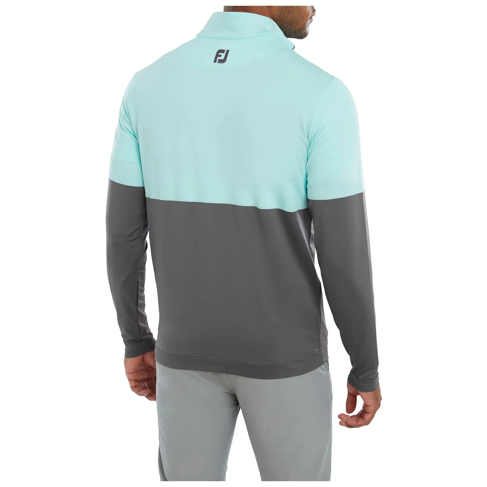 FootJoy Mens Colour Block Chill-Out Half Zip