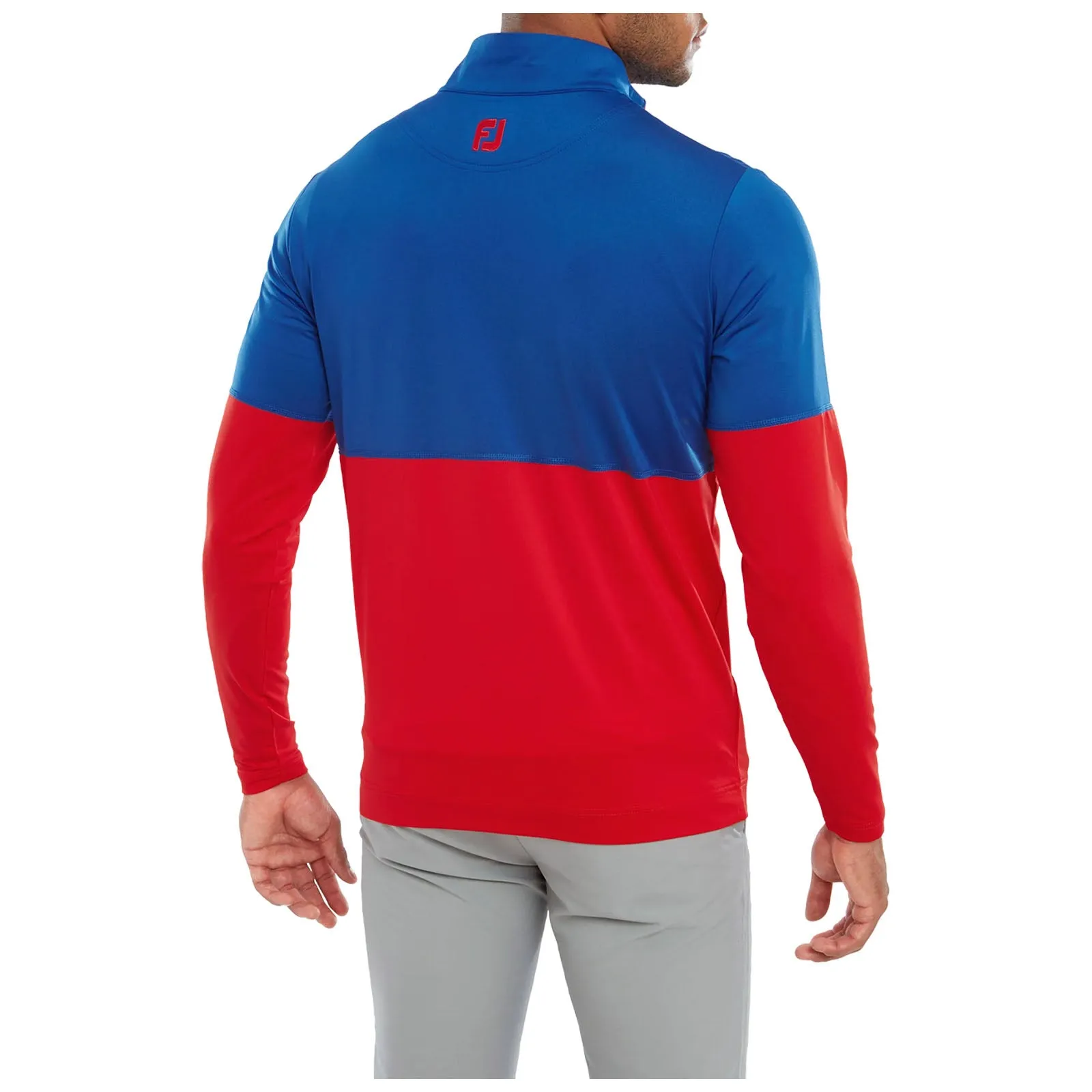 FootJoy Mens Colour Block Chill-Out Half Zip