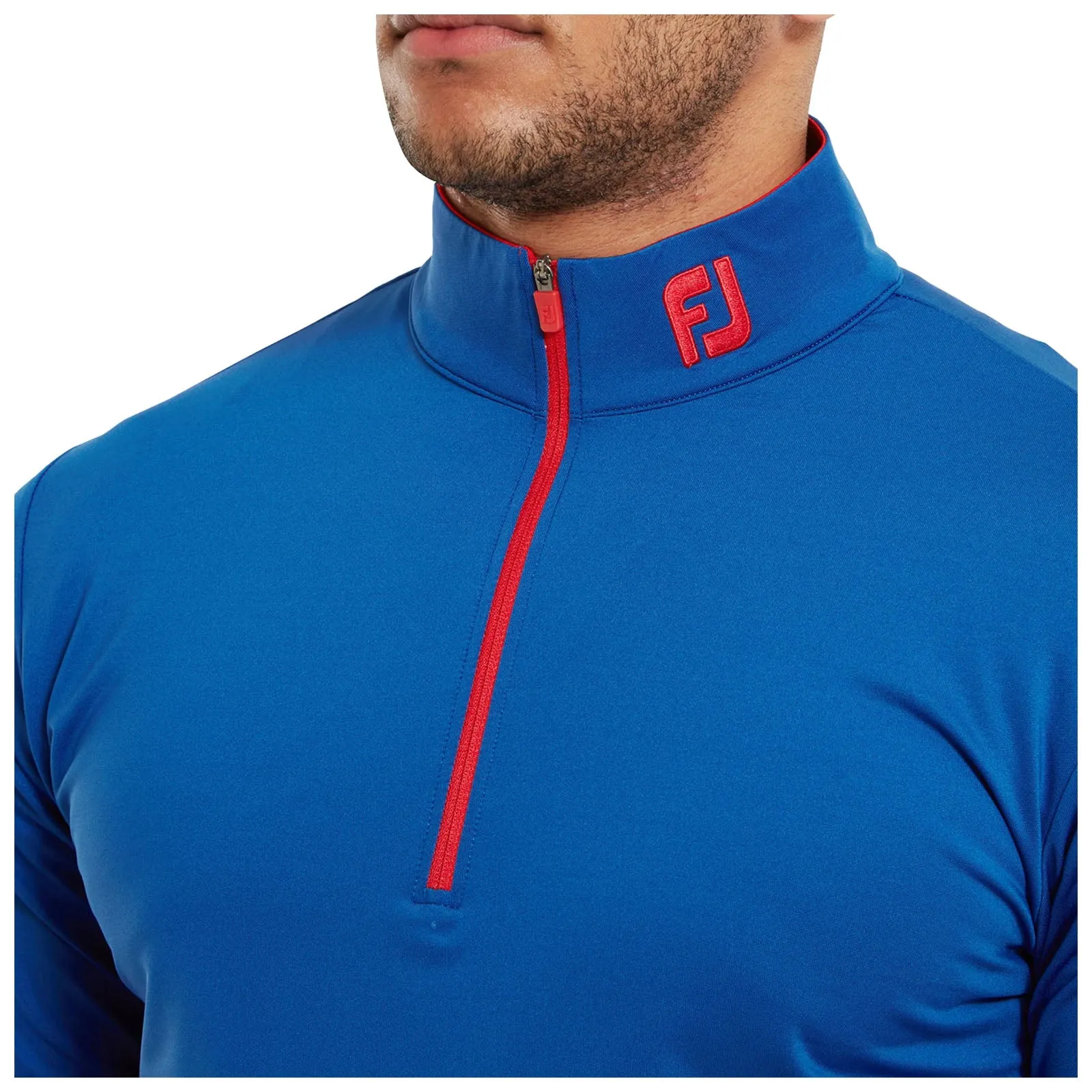 FootJoy Mens Colour Block Chill-Out Half Zip