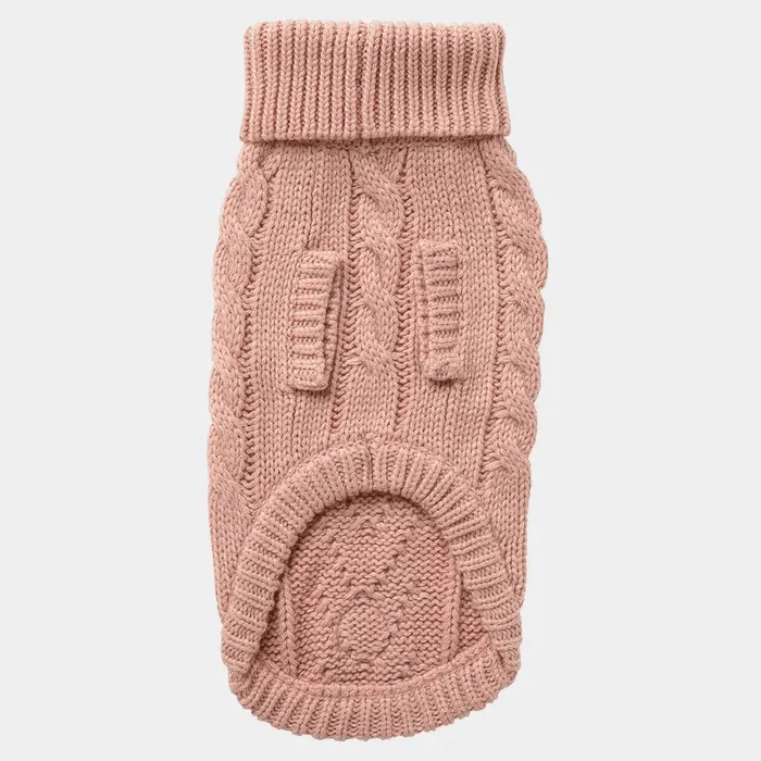 GF Pet Chalet Sweater Pink For Dogs