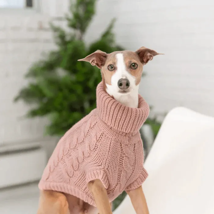 GF Pet Chalet Sweater Pink For Dogs