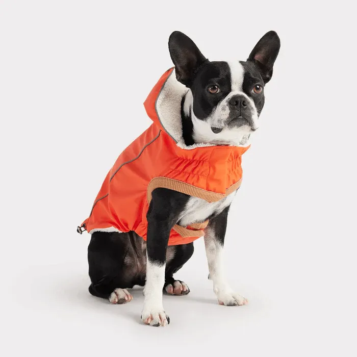 GF Pet Insulated Raincoat Orange For Dogs