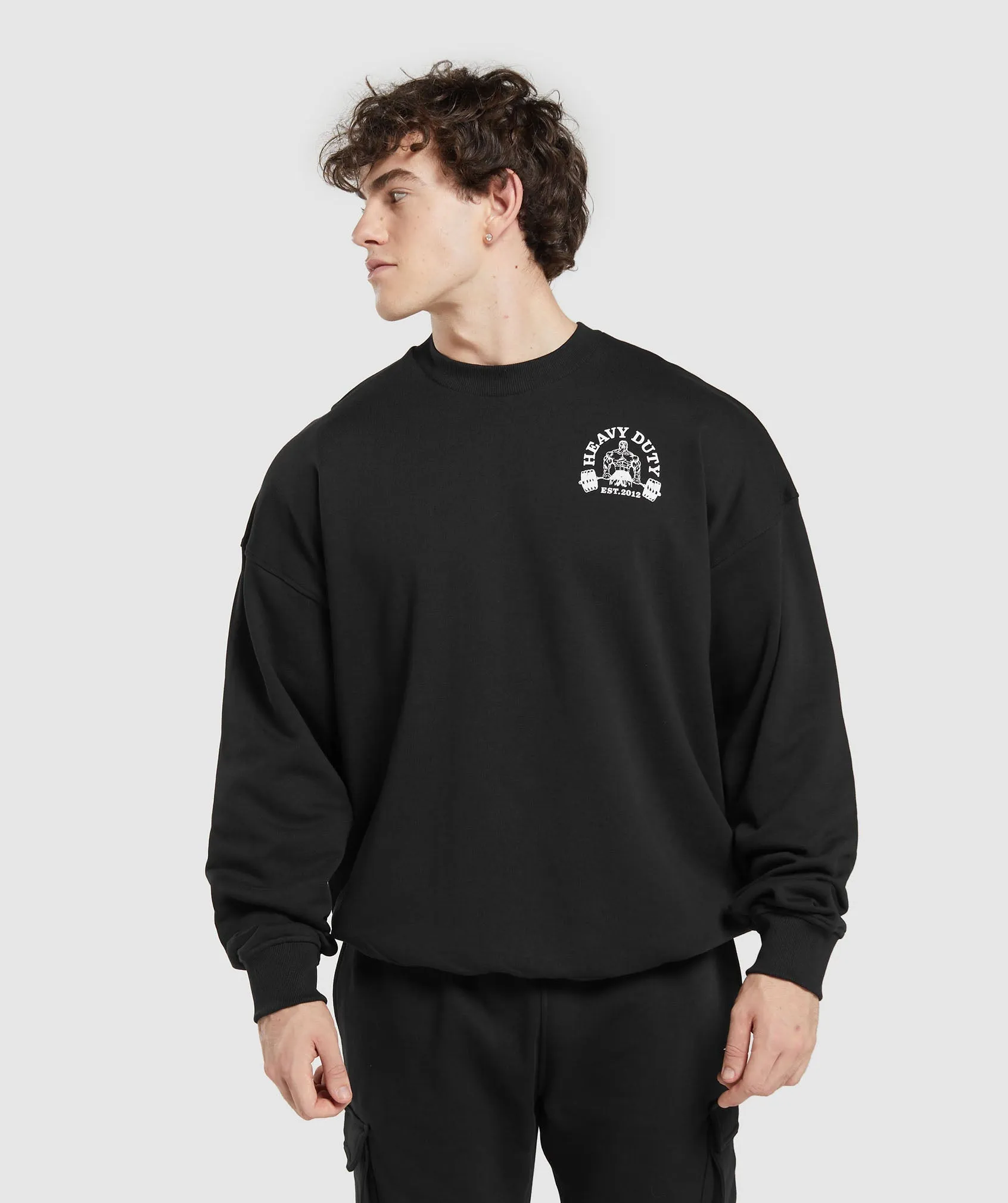 Gymshark Heavy Duty Crew - Black