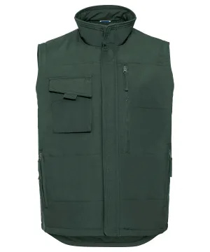 Heavy-duty gilet | Bottle Green