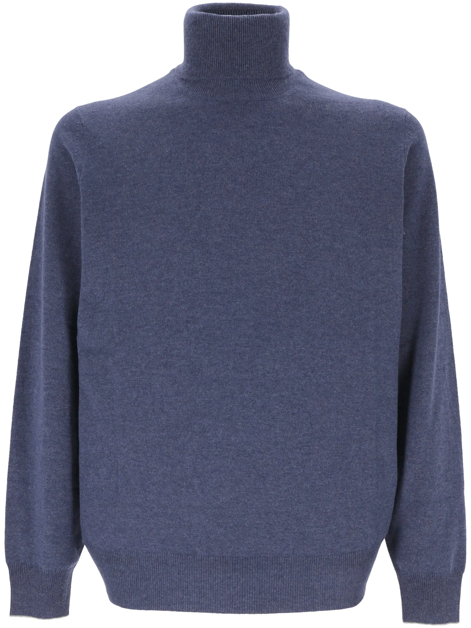 Imperial Blue Cashmere Roll Neck Sweater