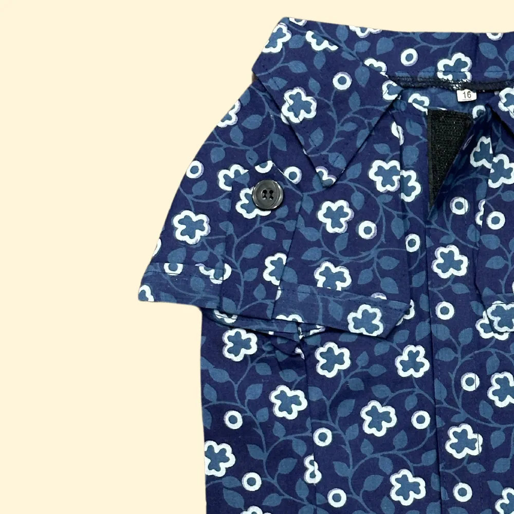 Indigo Printed Shirt