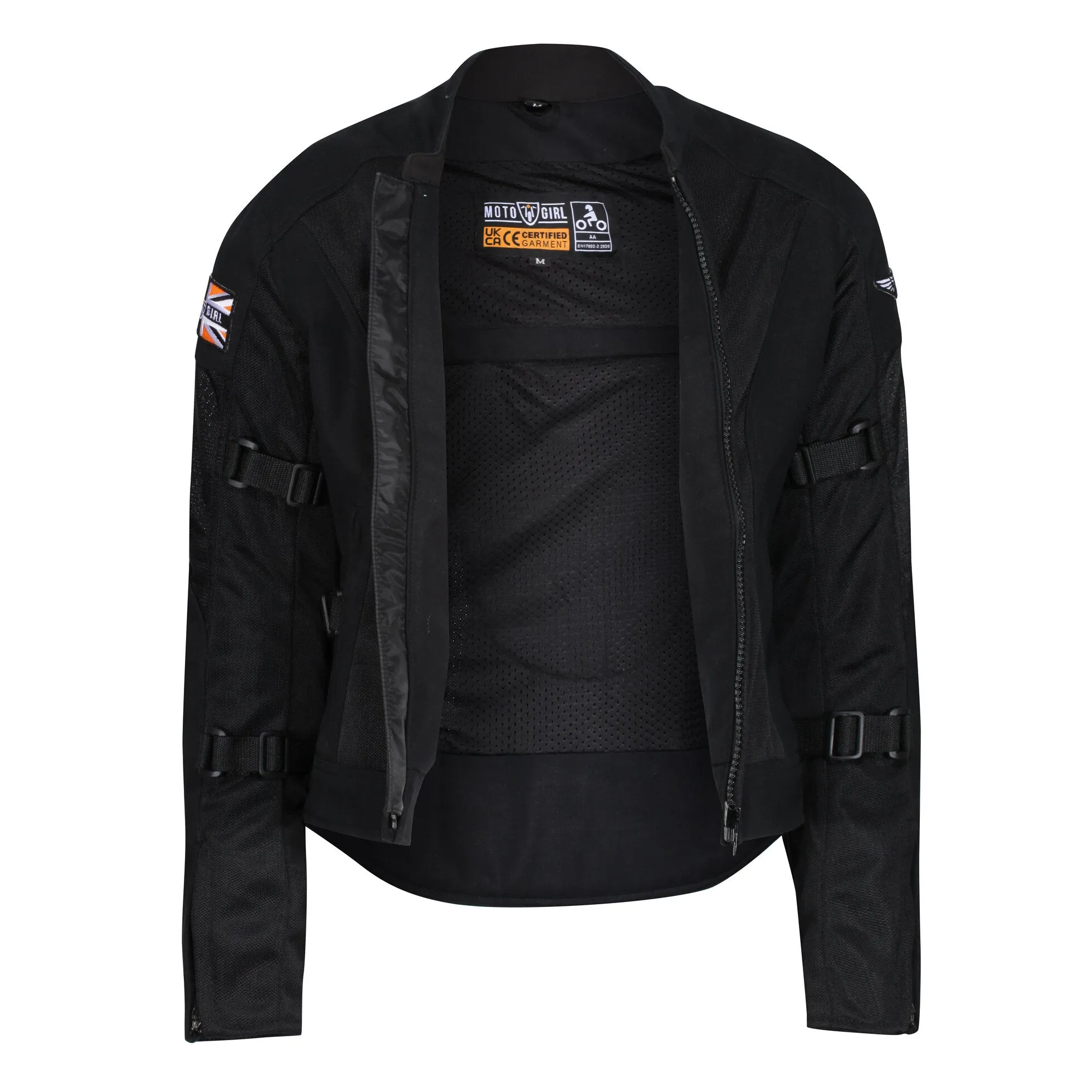 JODIE Motorcycle Summer Jacket - Black