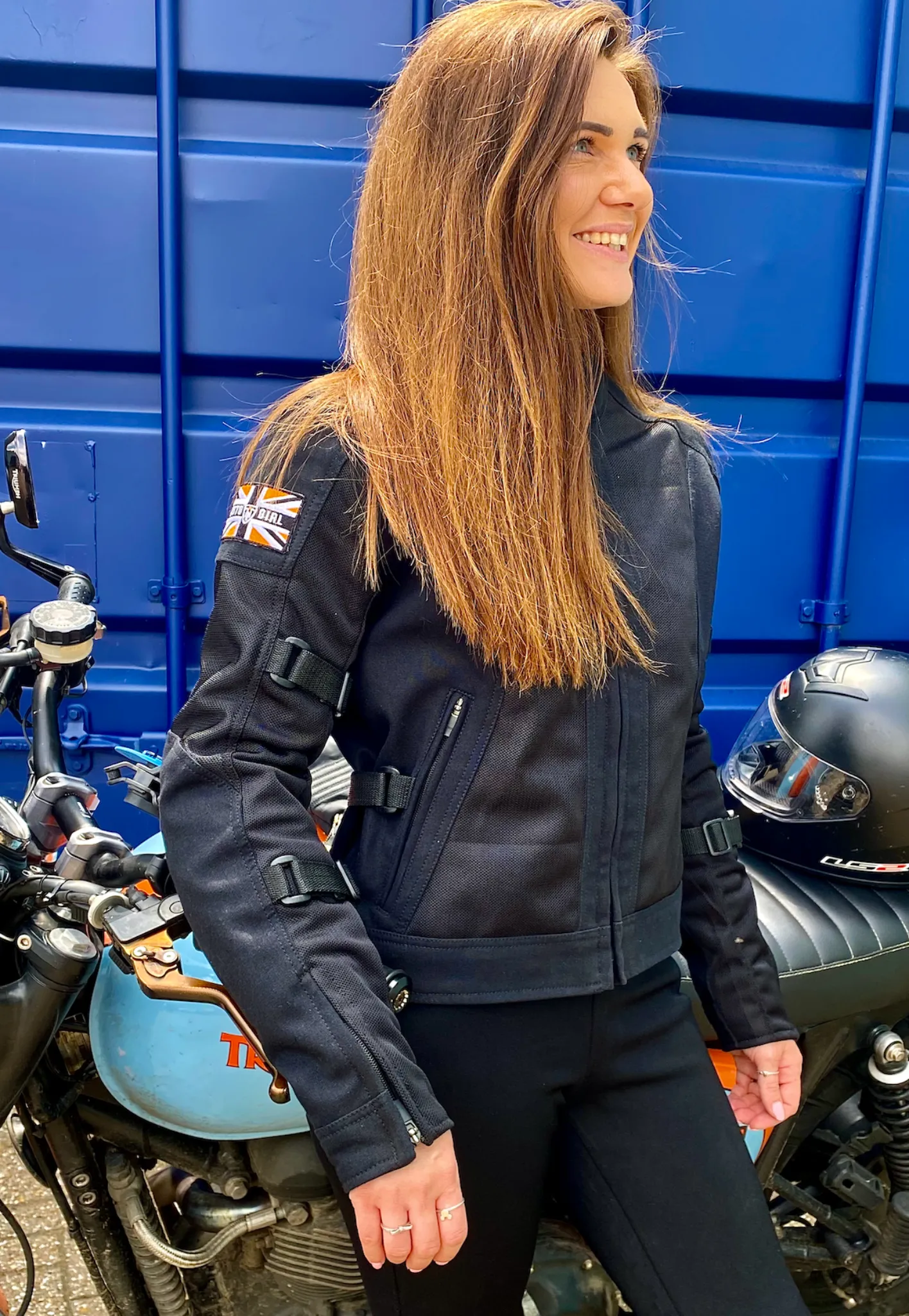 JODIE Motorcycle Summer Jacket - Black