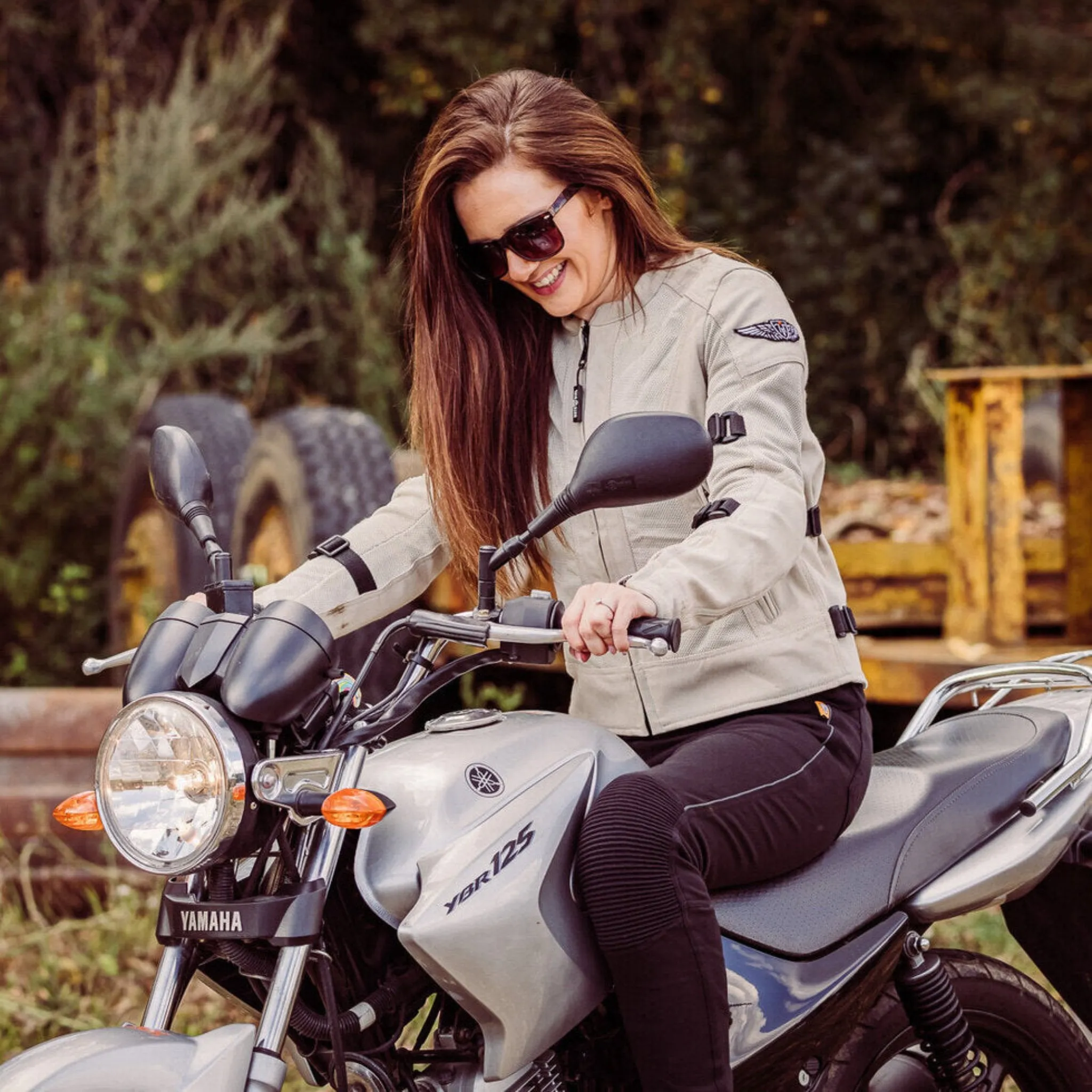 JODIE Motorcycle Summer Jacket - Natural