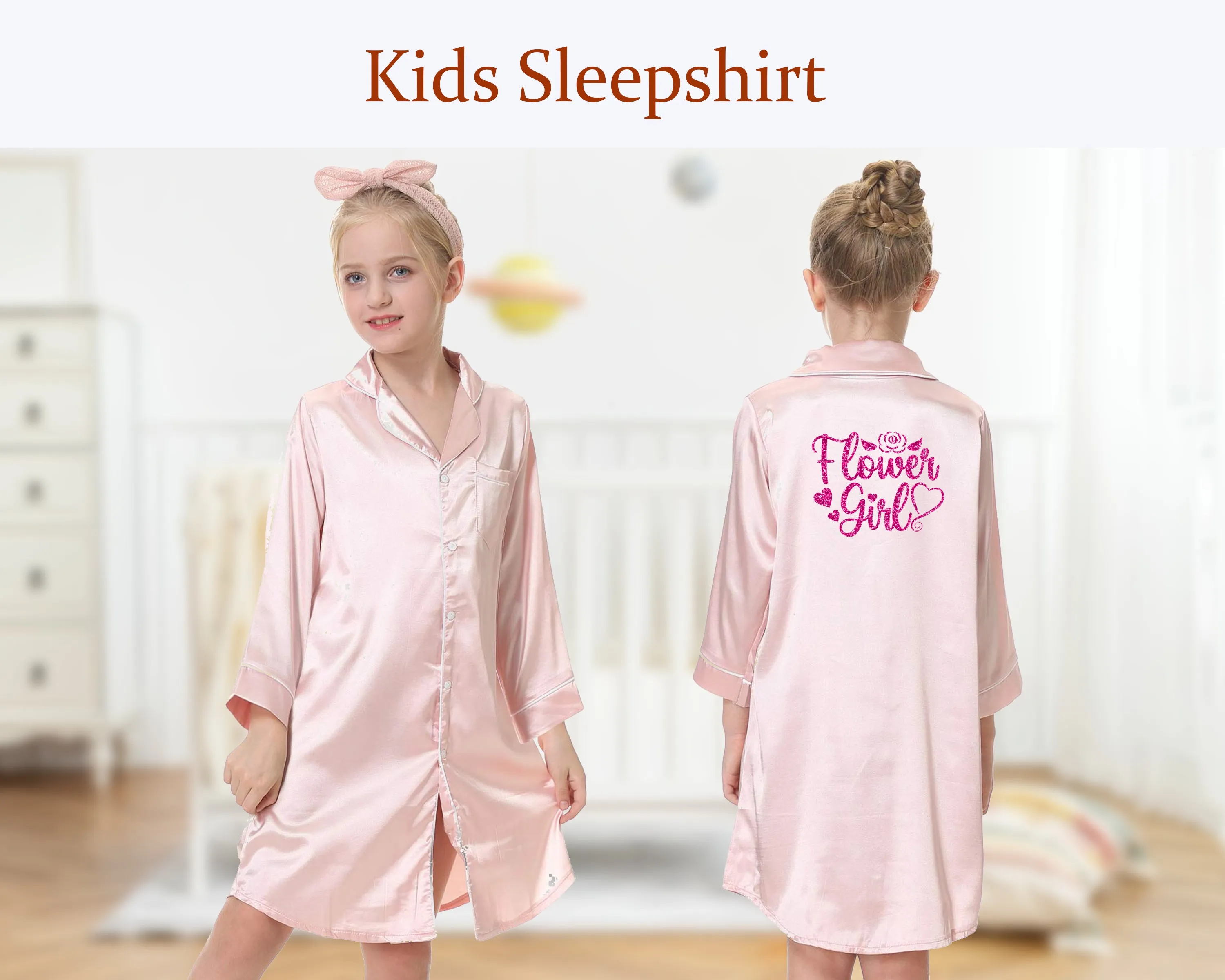 Kids Bridesmaid Sleep Shirts