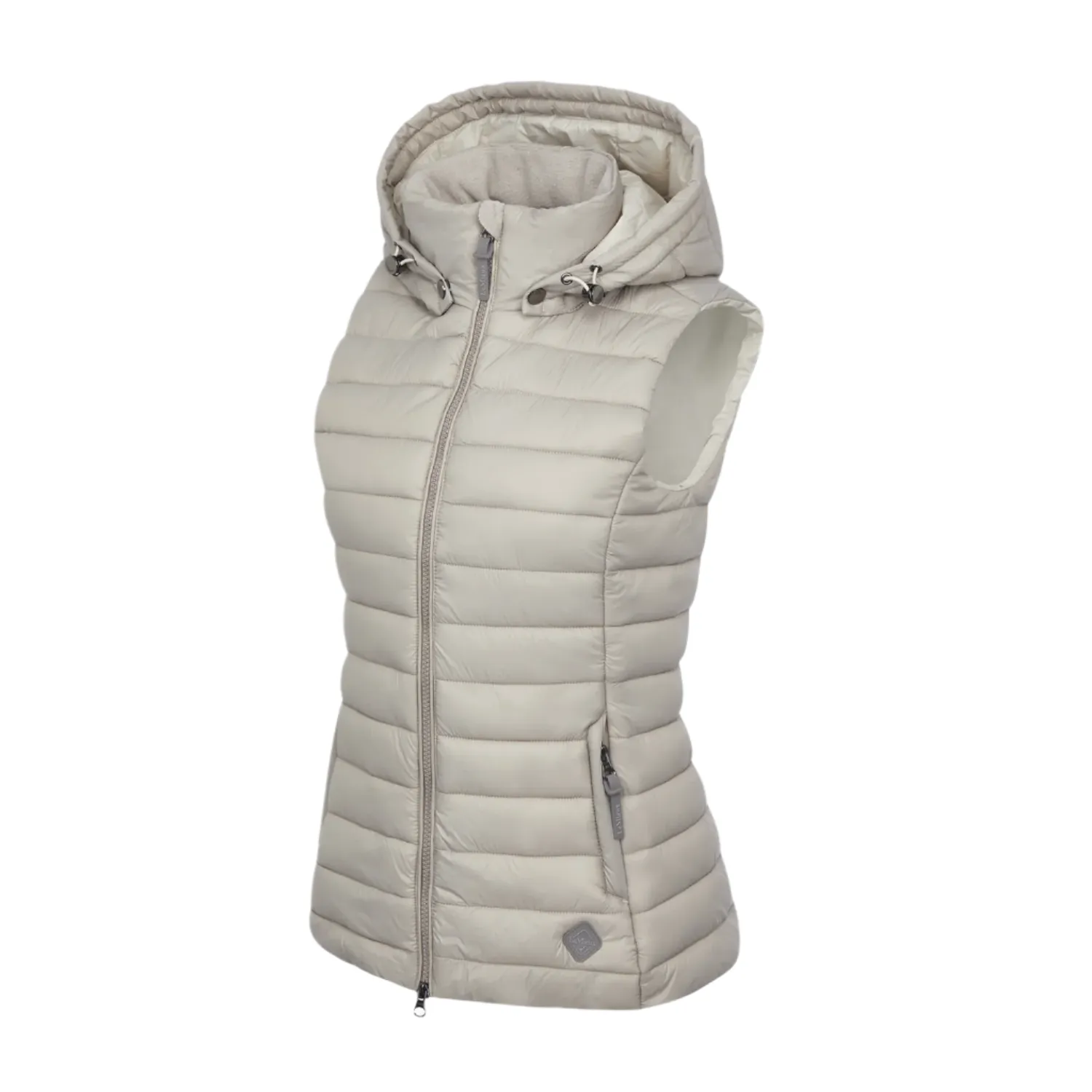 LeMieux Tilly Ladies Hooded Puffer Vest, Ash