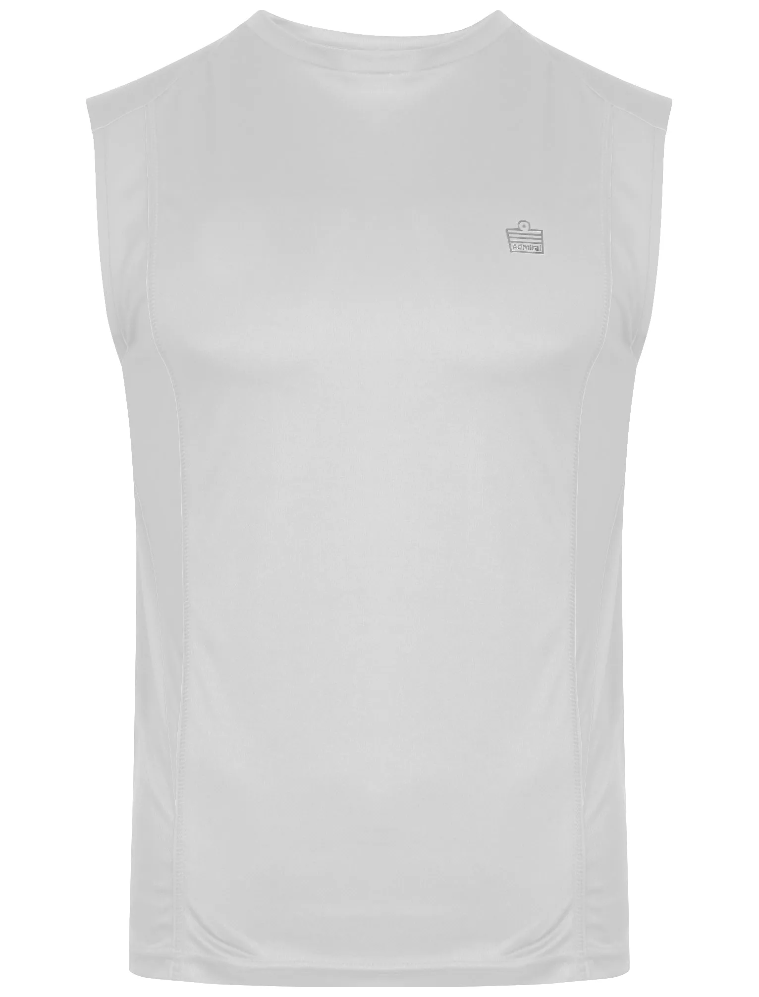 Mens Shawn Sportswear Vest Top in White - Admiral