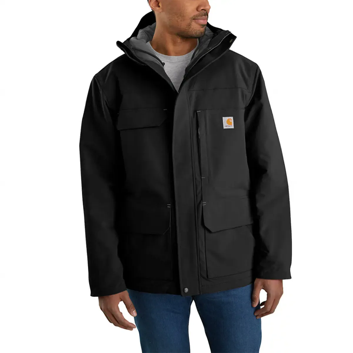 Men's Super Dux Relaxed Fit Insulated Traditional Coat Extreme Warth 105002