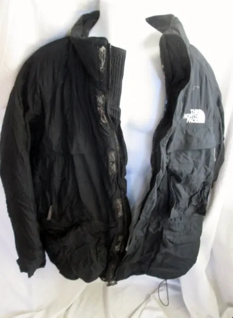 MENS THE NORTH FACE HYVENT Jacket Coat Winter Hood Down Puffer Ski BLACK XXL