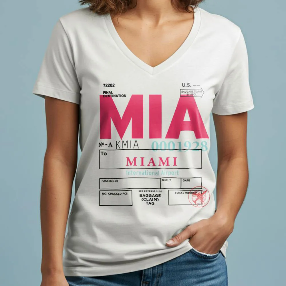 MIA - Women's V-Neck T-Shirt