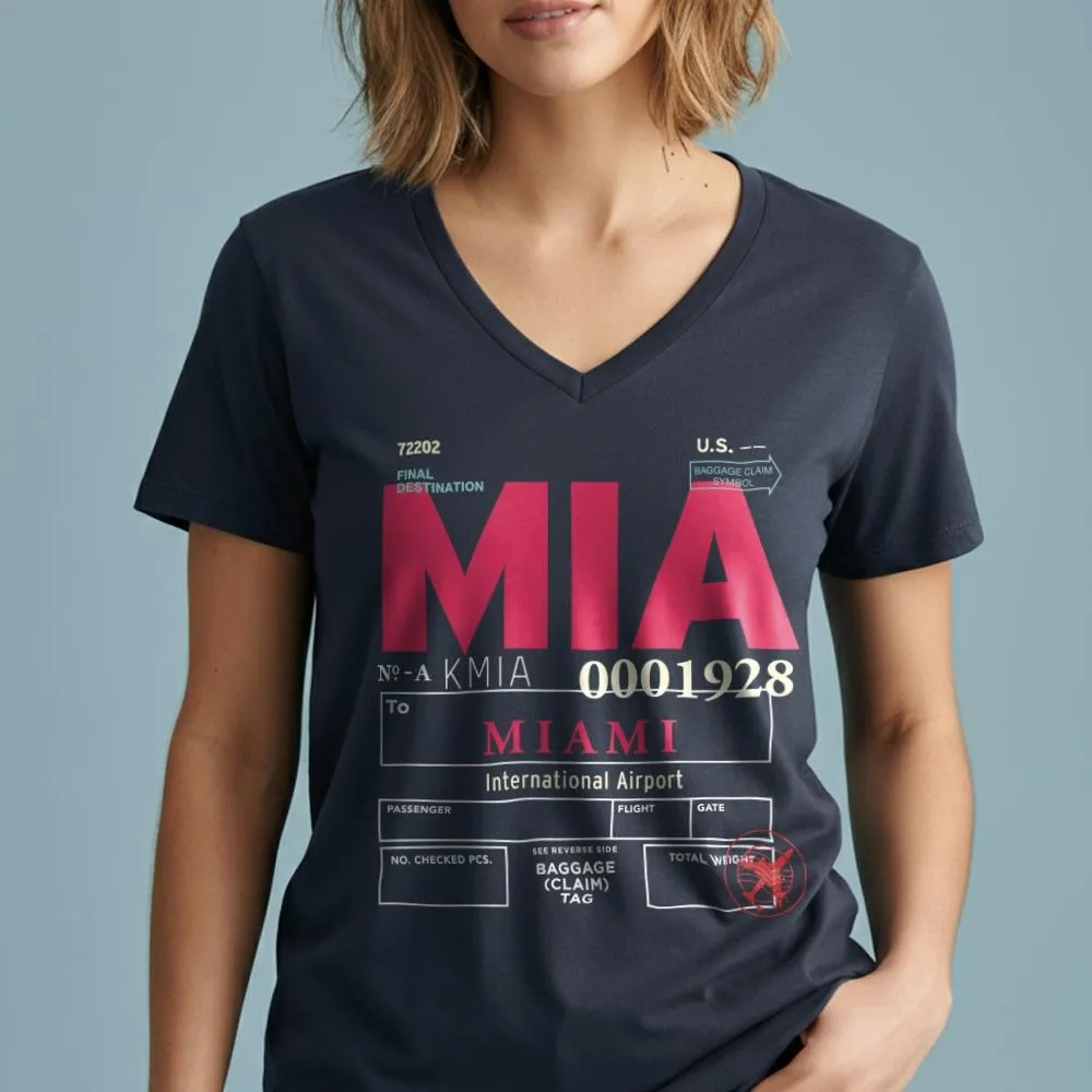 MIA - Women's V-Neck T-Shirt