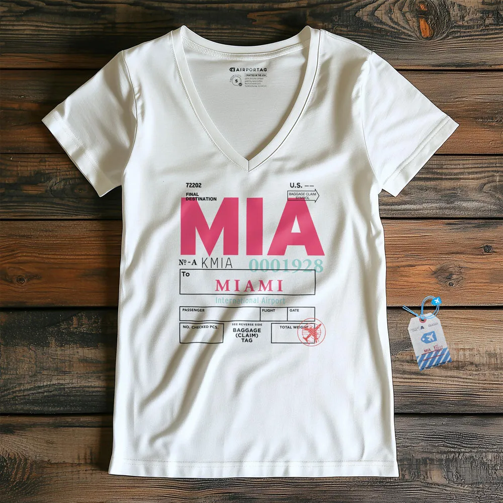 MIA - Women's V-Neck T-Shirt