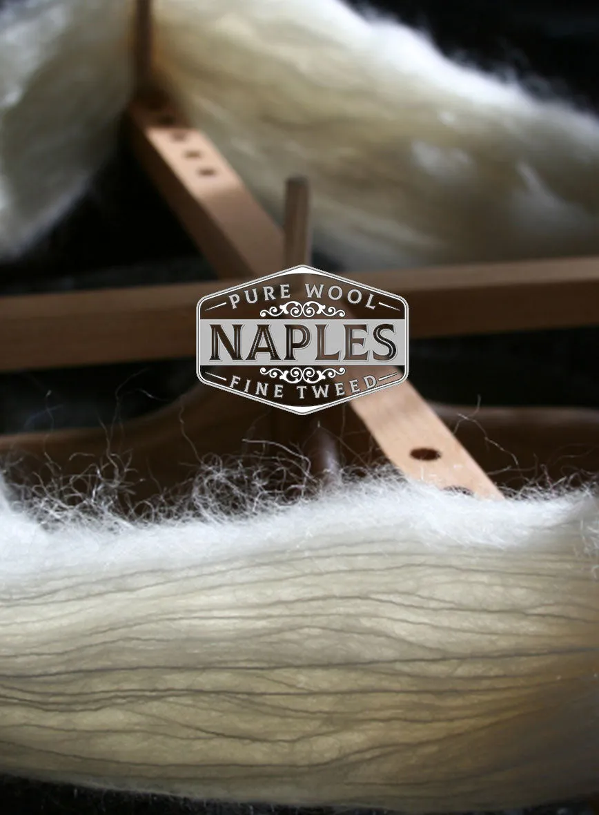 Naples Barista Beige Tweed Suit