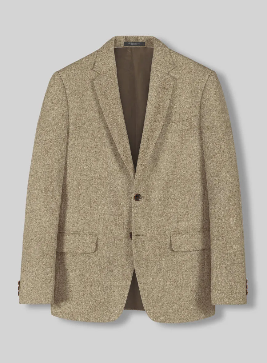 Naples Barista Beige Tweed Suit