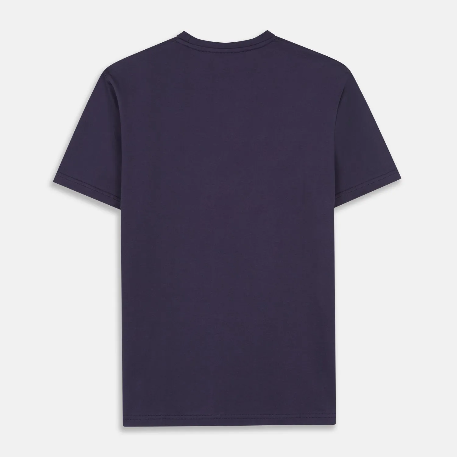 Navy Davey Cotton T-Shirt