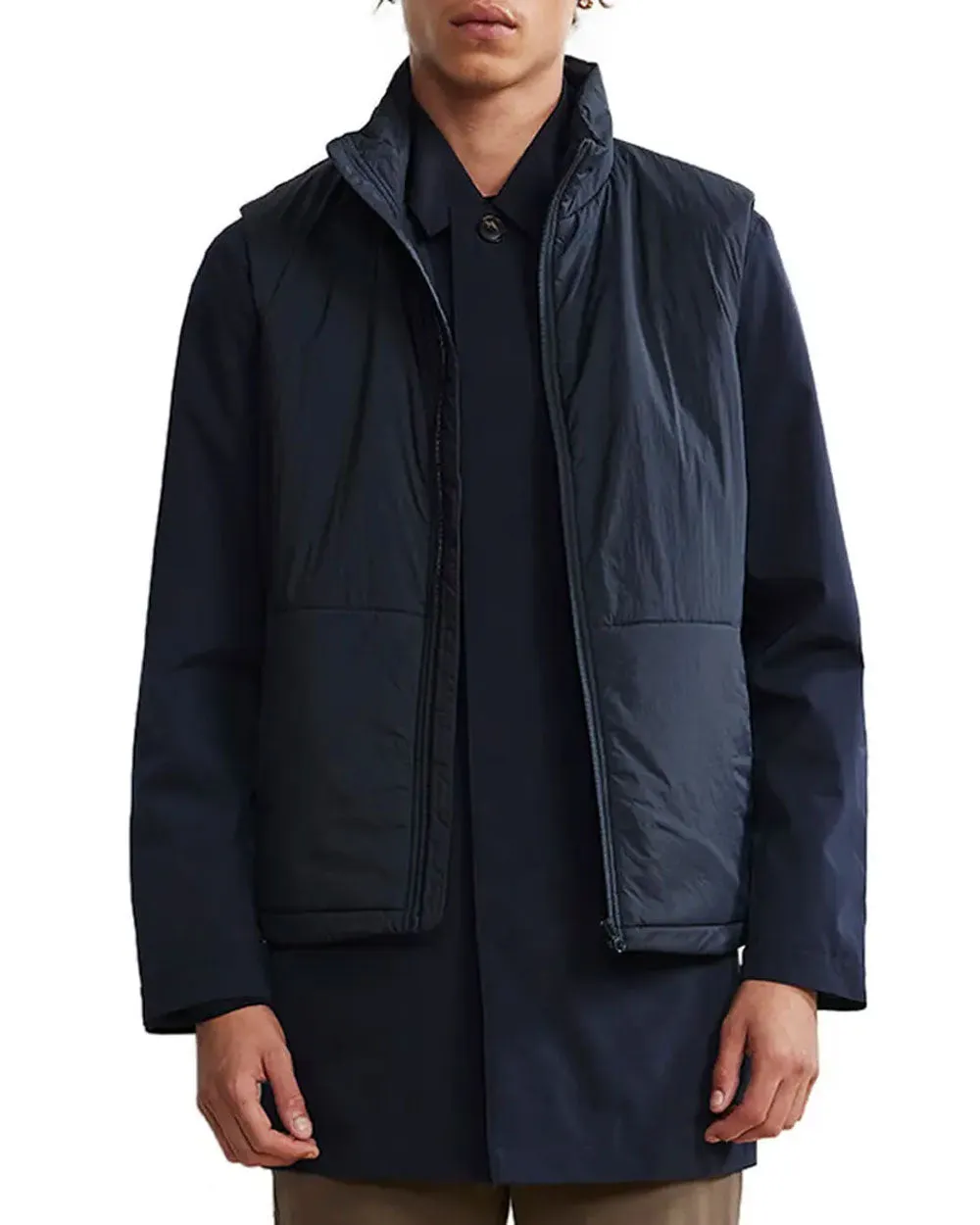 Navy Verve Insulated & Water Resistant Vest