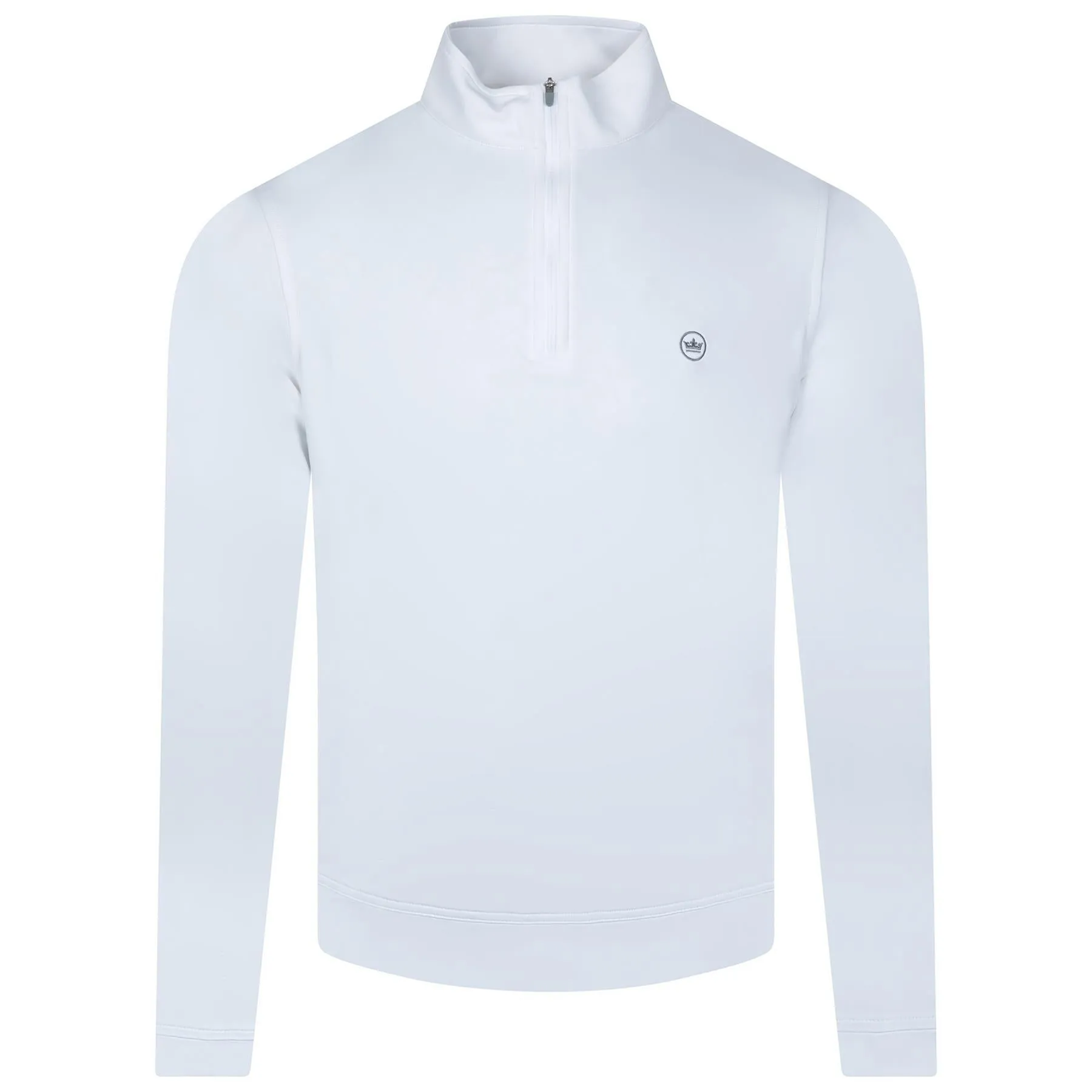 Perth Frondescence Performance Quarter-Zip White - SS23