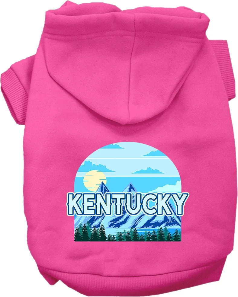 Pet Dog & Cat Screen Printed Hoodie for Medium to Large Pets (Sizes 2XL-6XL), "Kentucky Trailblazer"