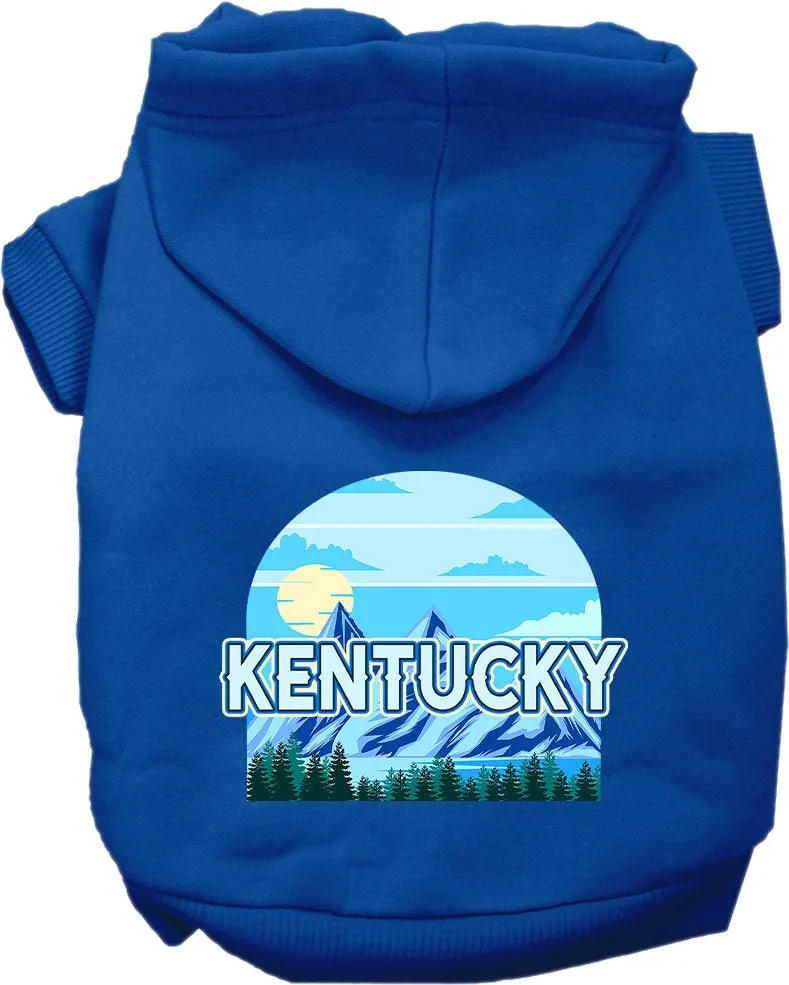 Pet Dog & Cat Screen Printed Hoodie for Medium to Large Pets (Sizes 2XL-6XL), "Kentucky Trailblazer"