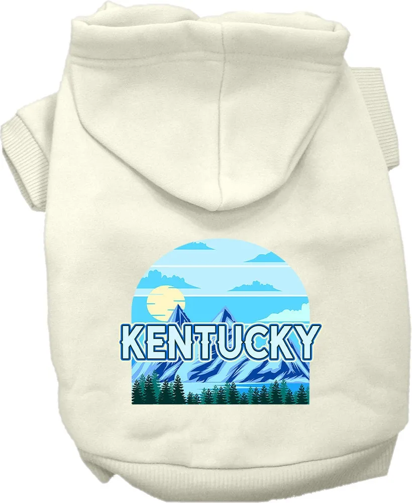 Pet Dog & Cat Screen Printed Hoodie for Medium to Large Pets (Sizes 2XL-6XL), "Kentucky Trailblazer"