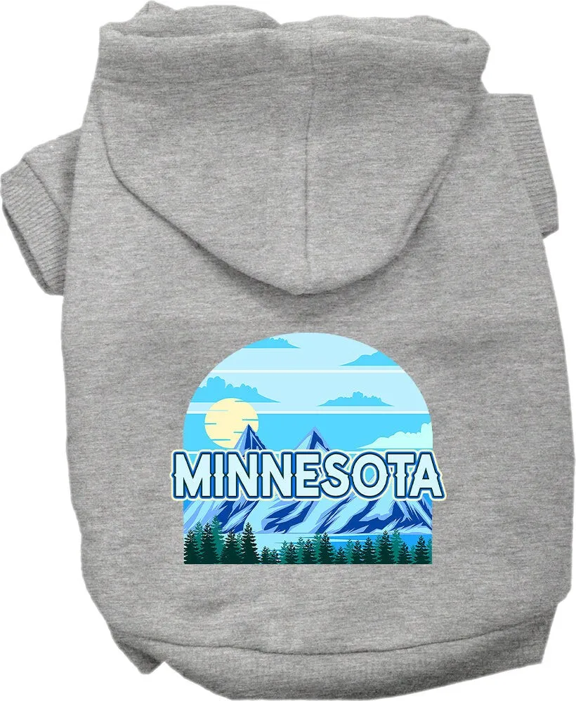 Pet Dog & Cat Screen Printed Hoodie for Medium to Large Pets (Sizes 2XL-6XL), "Minnesota Trailblazer"