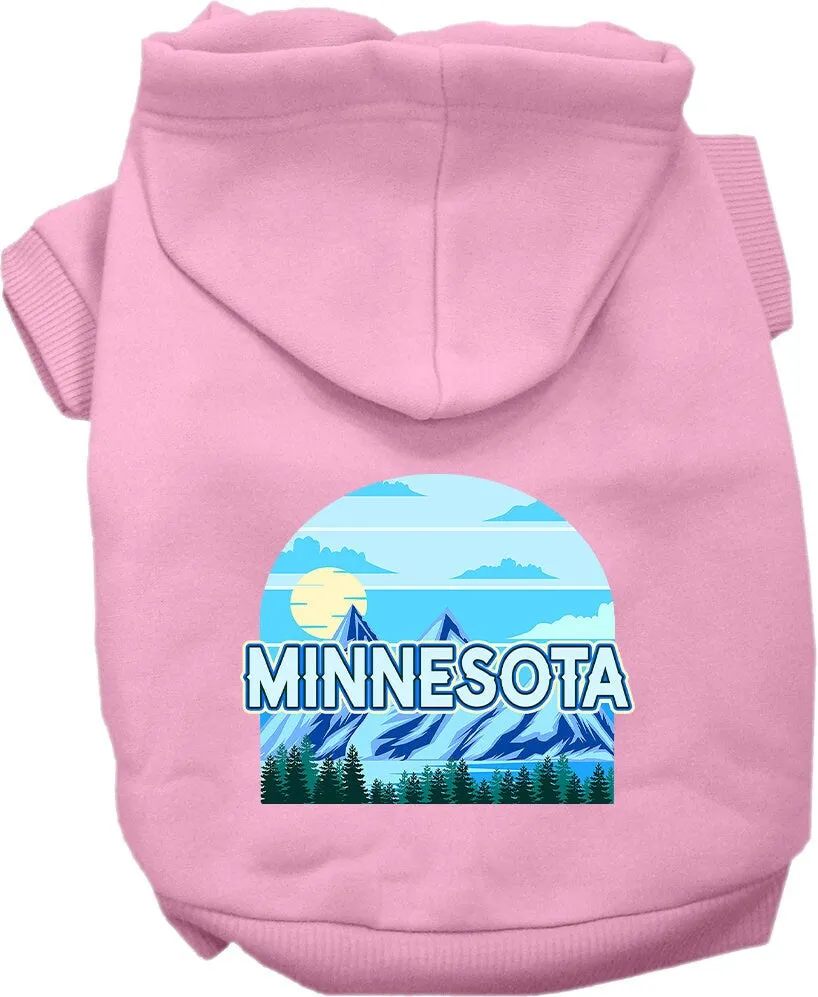 Pet Dog & Cat Screen Printed Hoodie for Medium to Large Pets (Sizes 2XL-6XL), "Minnesota Trailblazer"