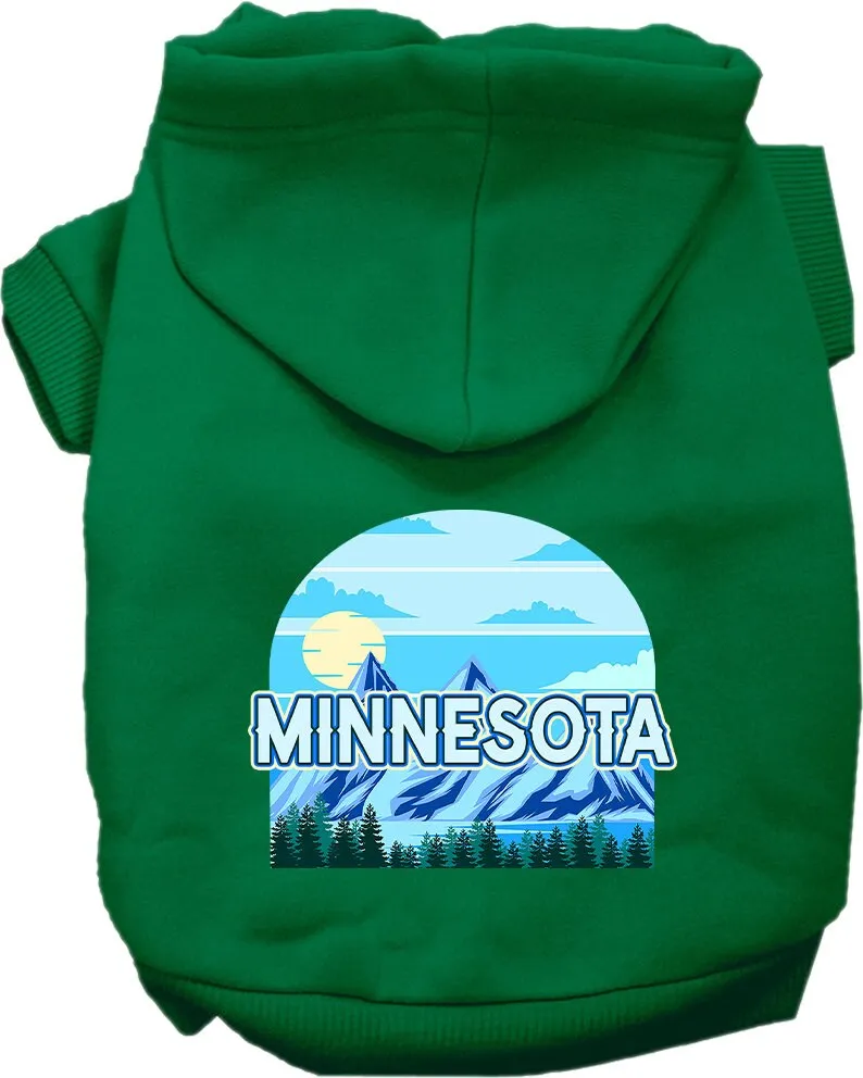 Pet Dog & Cat Screen Printed Hoodie for Medium to Large Pets (Sizes 2XL-6XL), "Minnesota Trailblazer"