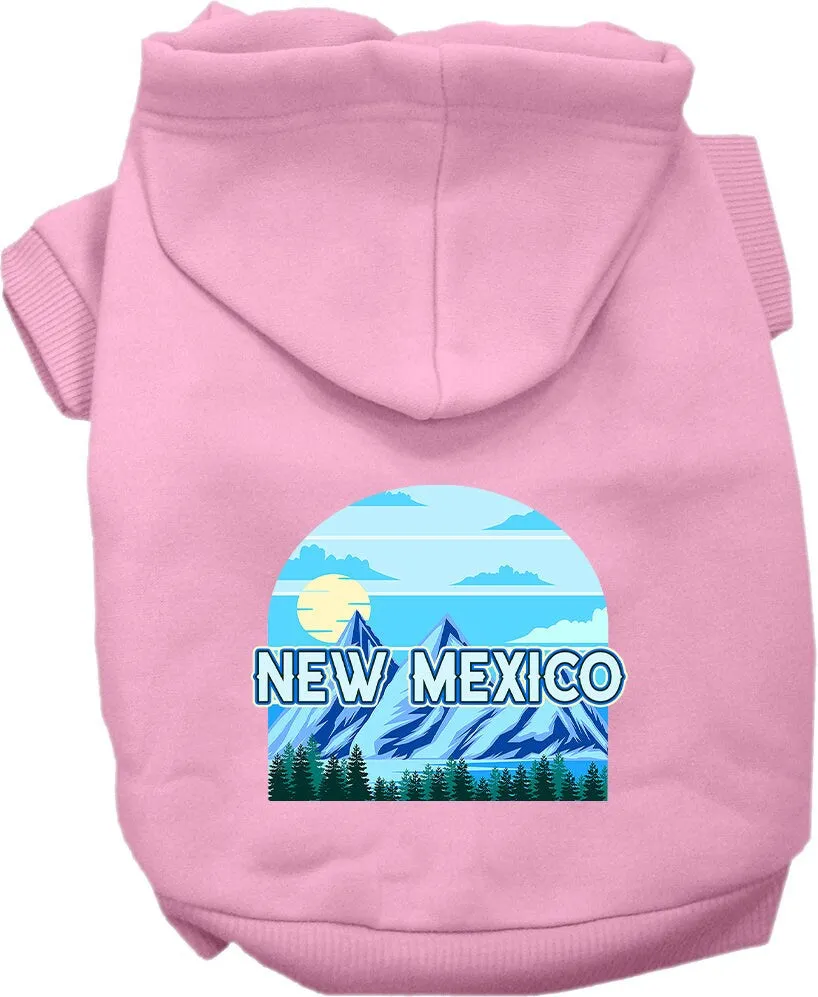 Pet Dog & Cat Screen Printed Hoodie for Medium to Large Pets (Sizes 2XL-6XL), "New Mexico Trailblazer"