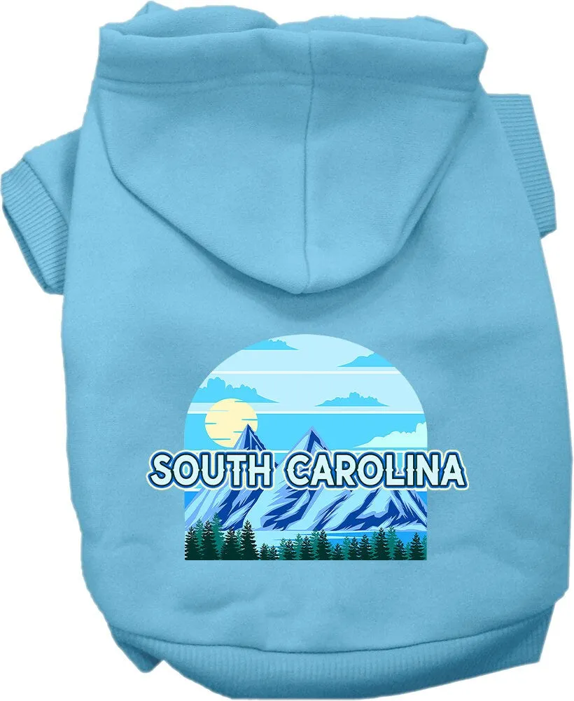 Pet Dog & Cat Screen Printed Hoodie for Medium to Large Pets (Sizes 2XL-6XL), "South Carolina Trailblazer"