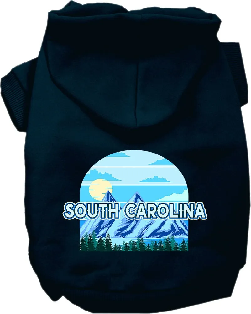 Pet Dog & Cat Screen Printed Hoodie for Medium to Large Pets (Sizes 2XL-6XL), "South Carolina Trailblazer"