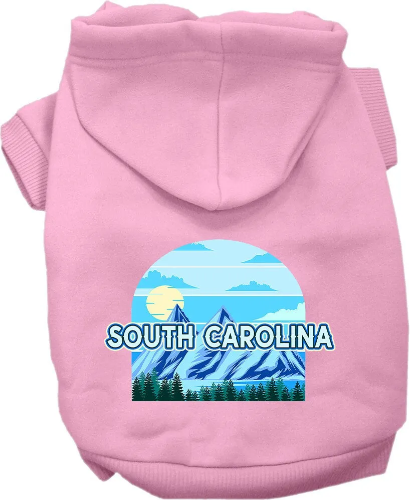 Pet Dog & Cat Screen Printed Hoodie for Medium to Large Pets (Sizes 2XL-6XL), "South Carolina Trailblazer"