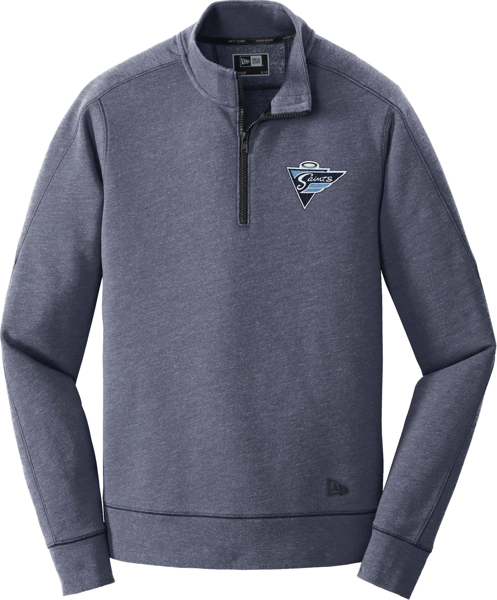 Ramapo Saints New Era Tri-Blend Fleece 1/4-Zip Pullover