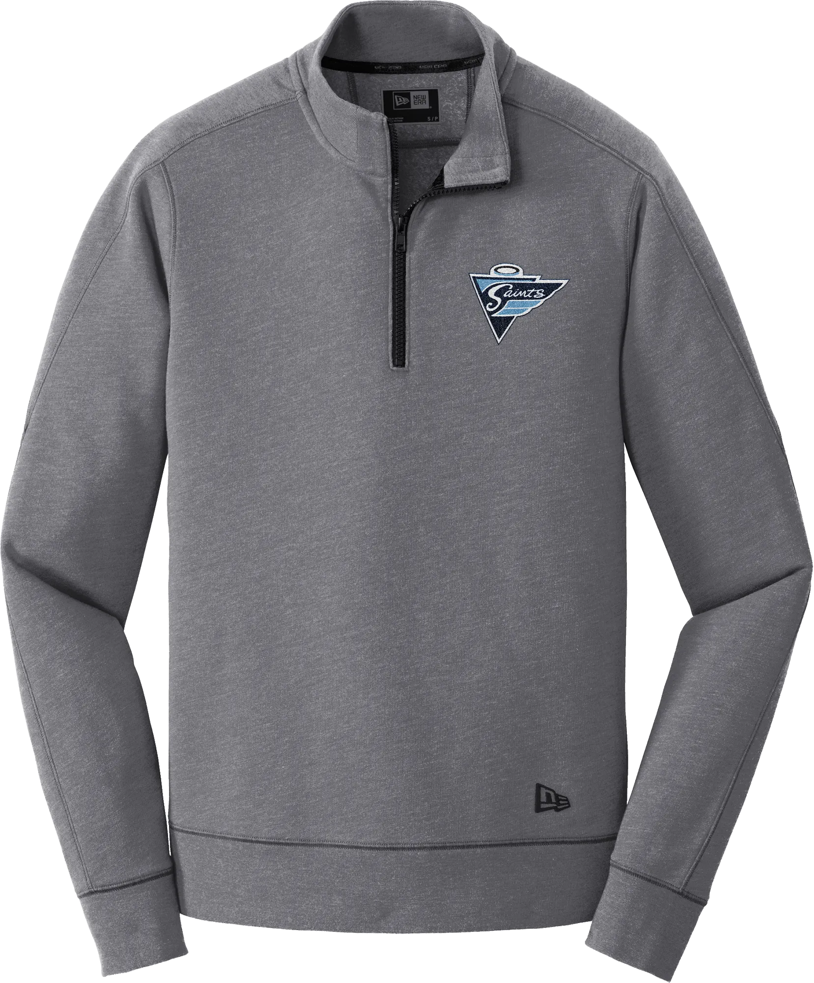 Ramapo Saints New Era Tri-Blend Fleece 1/4-Zip Pullover