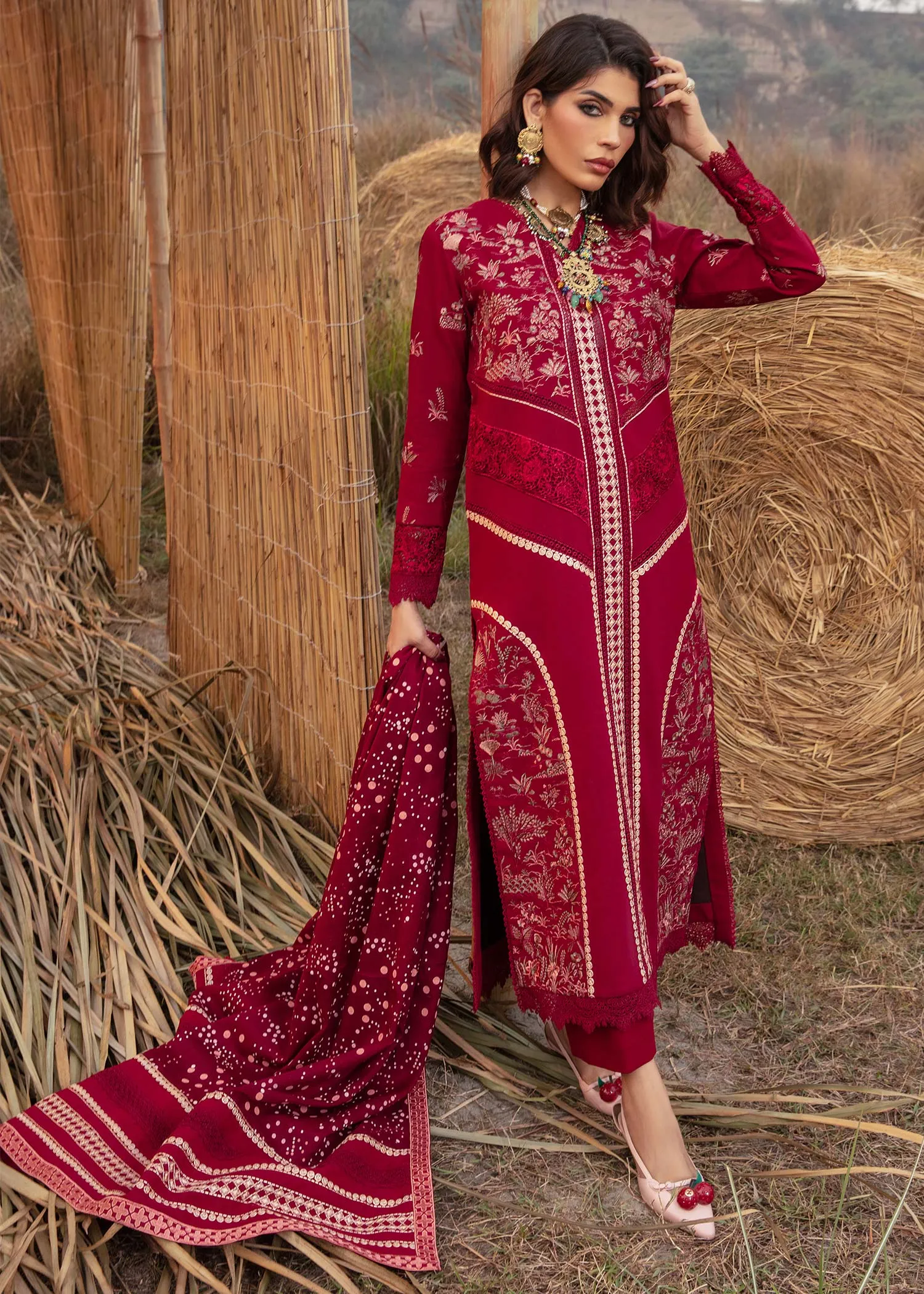 Raya Winter Stitched 23 - Ruby