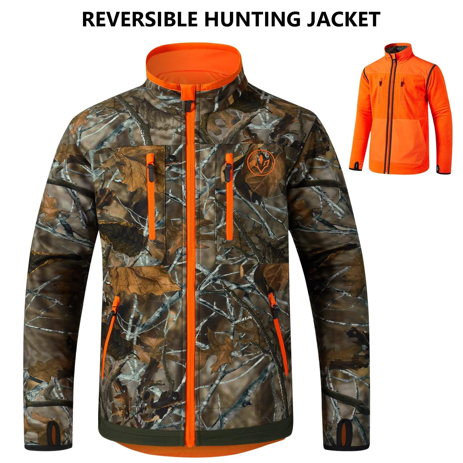 Reversible Lightweight Insulated Hunting Jacket