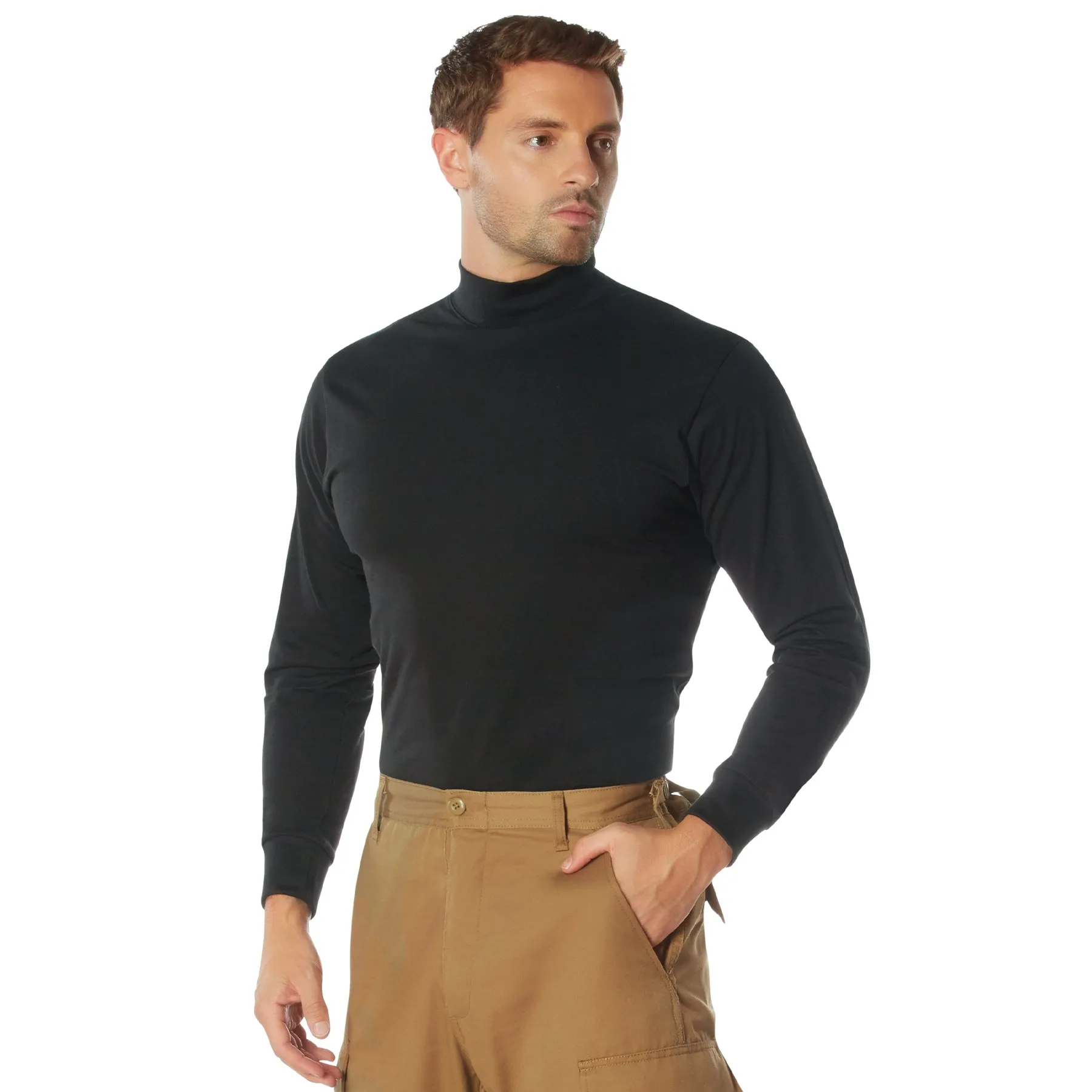 Rothco Mock Turtleneck / Black