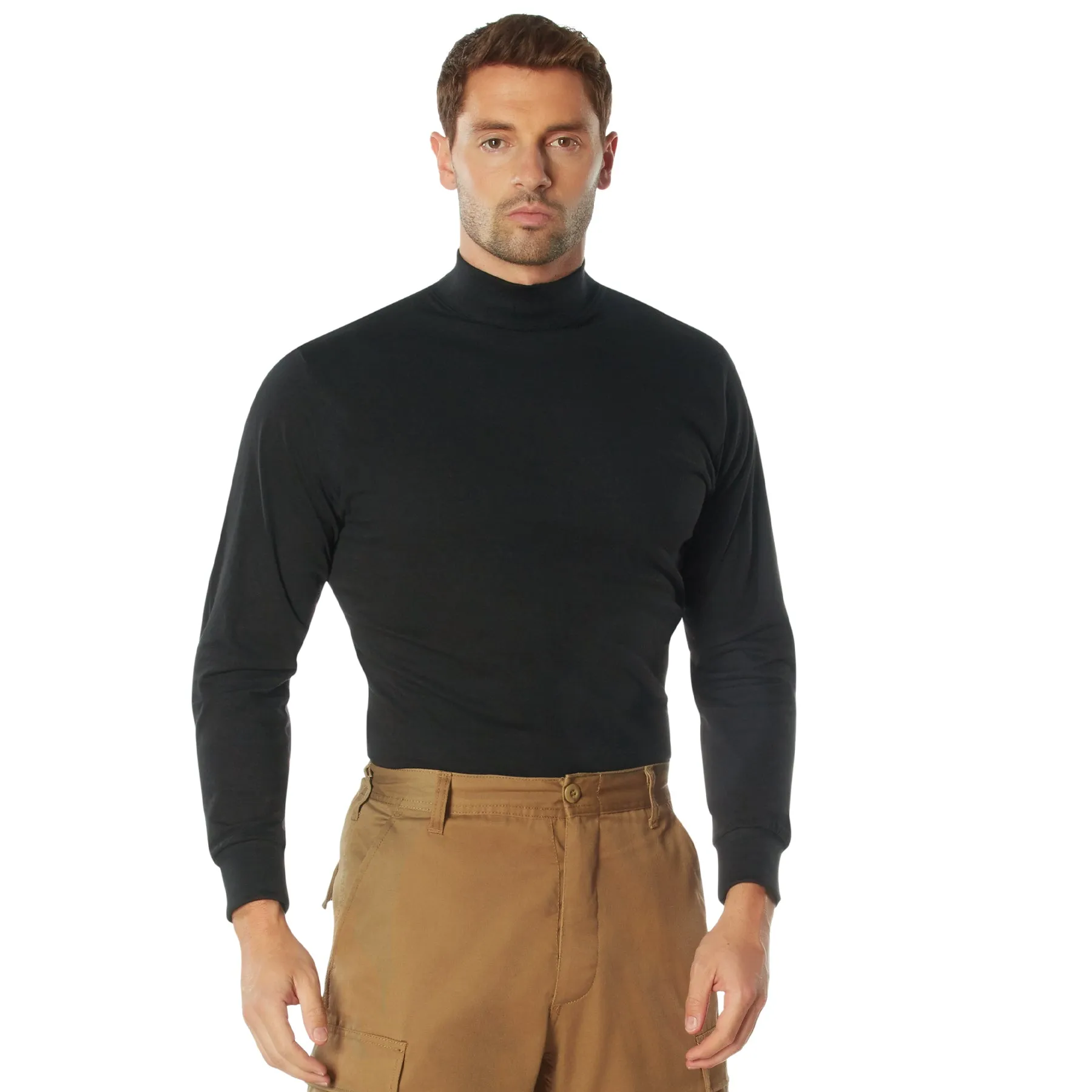 Rothco Mock Turtleneck / Black