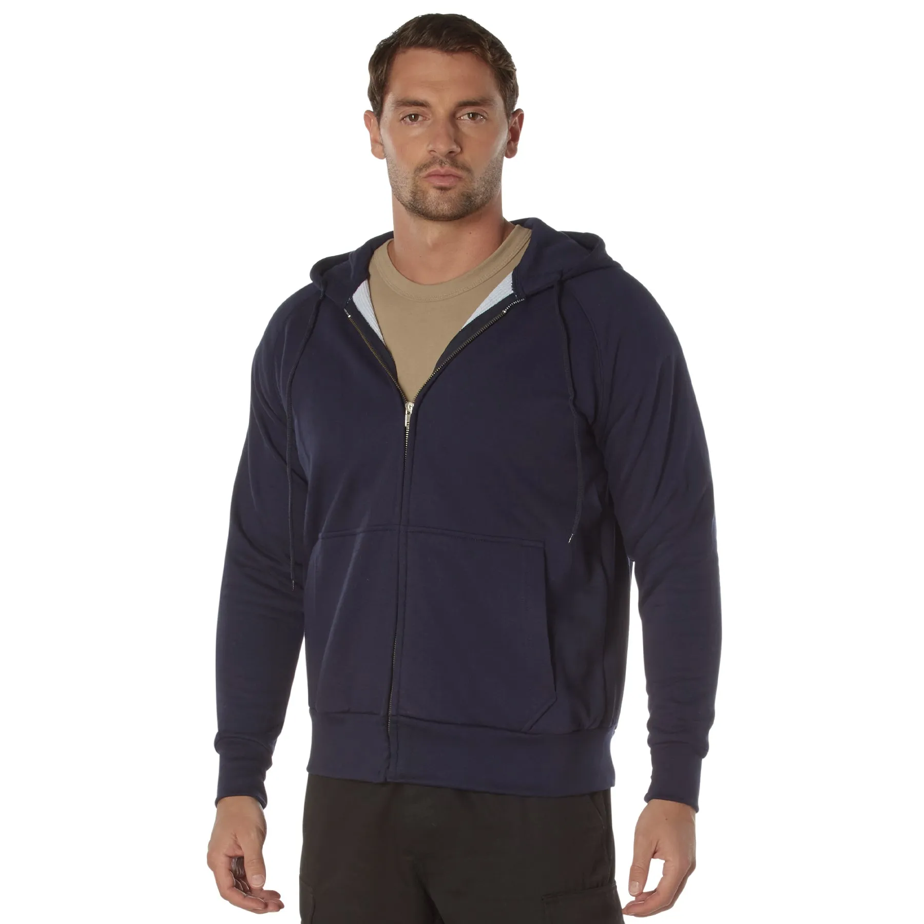 Rothco Thermal Lined Full-Zip Hoodie / Navy Blue